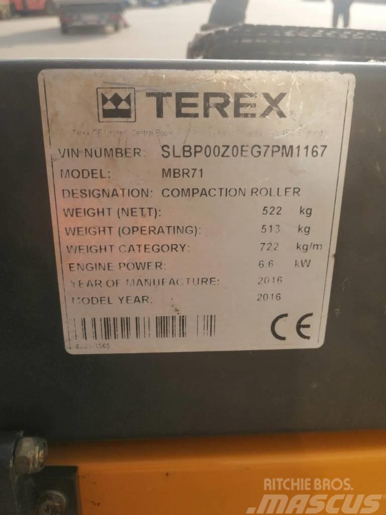Terex MBR71 Tek tamburlu silindirler