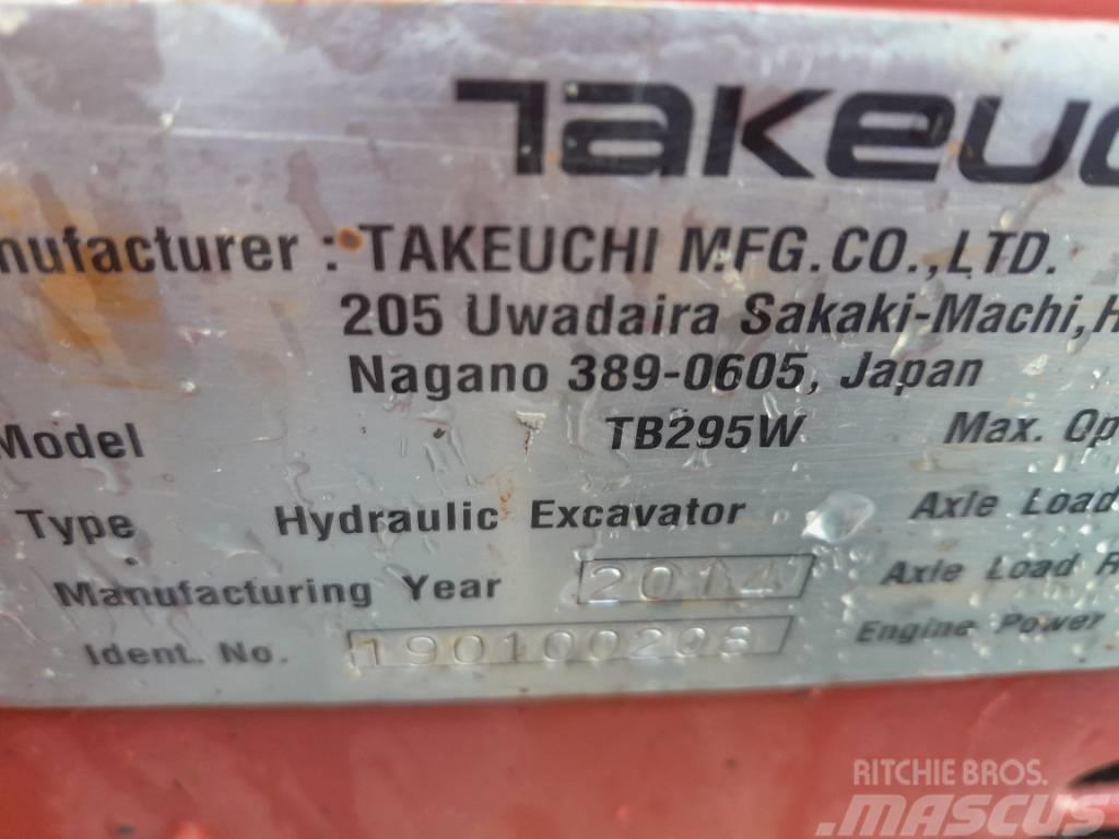 Takeuchi TB295W Lastik tekerli ekskavatörler