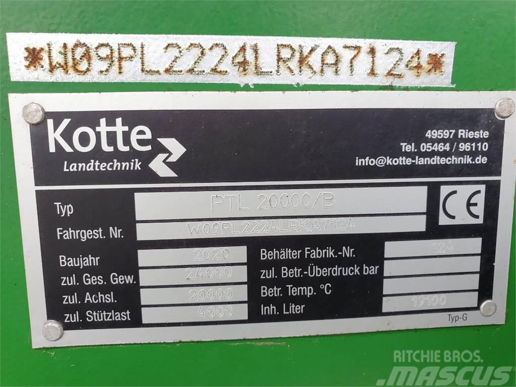 Kotte GARANT PTL 20000/B Sivi gübre ve ilaç tankerleri