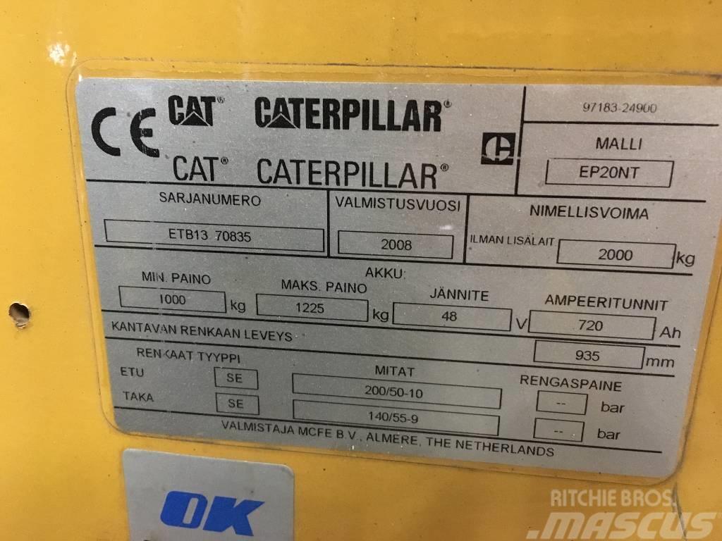 CAT EP 20 NT Elektrikli forkliftler