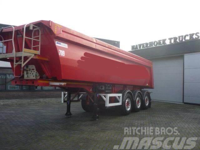 MOL 28m3 3 axle tipper trailer Alubox - Steelchassis ( Damperli çekiciler
