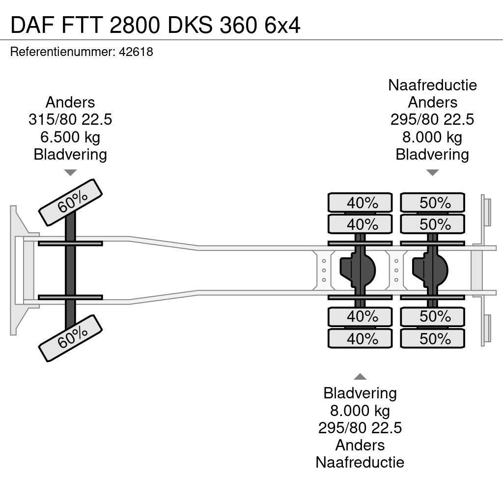 DAF FTT 2800 DKS 360 6x4 Kurtaricilar