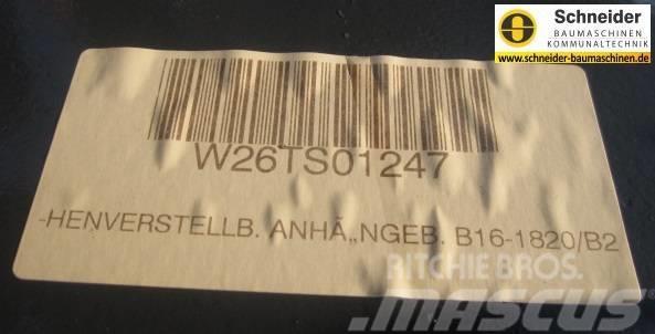 Kubota höhenverstellbare Anhängebock B20-Serie Saseler