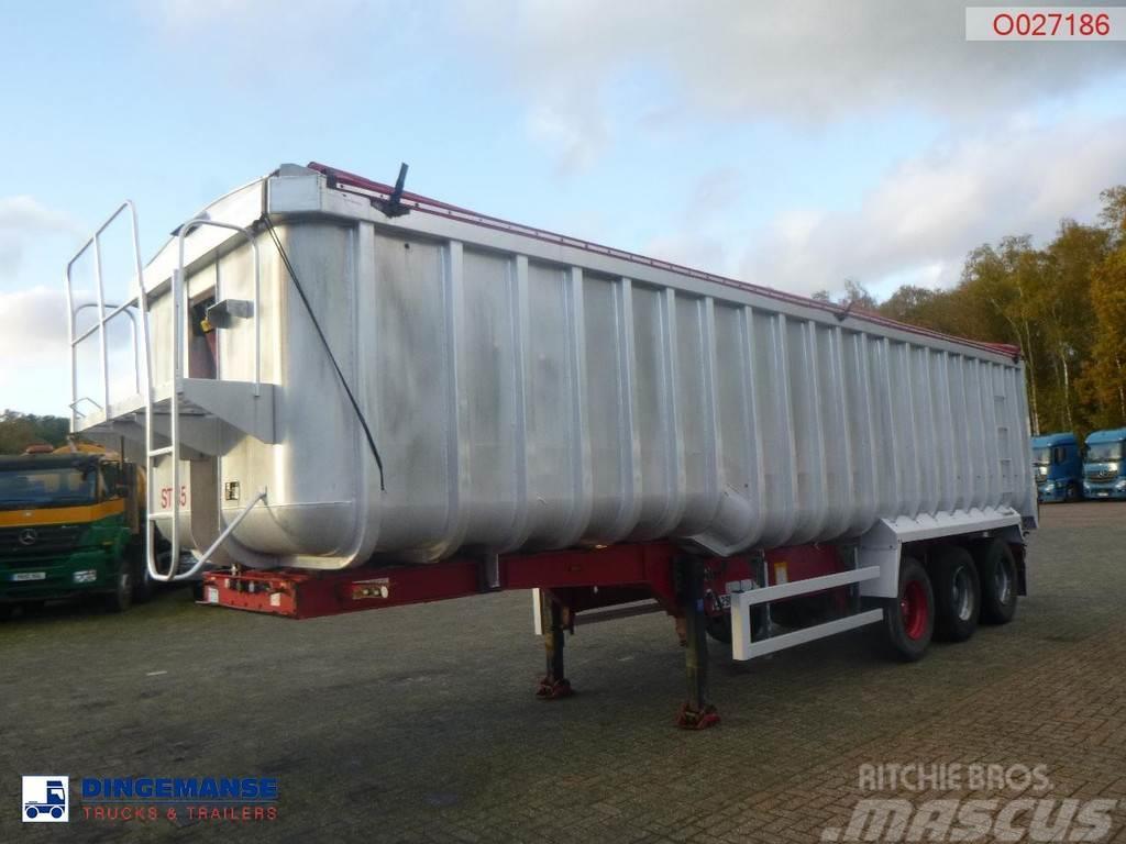 Montracon Tipper trailer alu 53.6 m3 + tarpaulin Damperli çekiciler