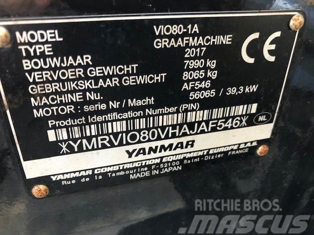 Yanmar VIO80 Paletli ekskavatörler