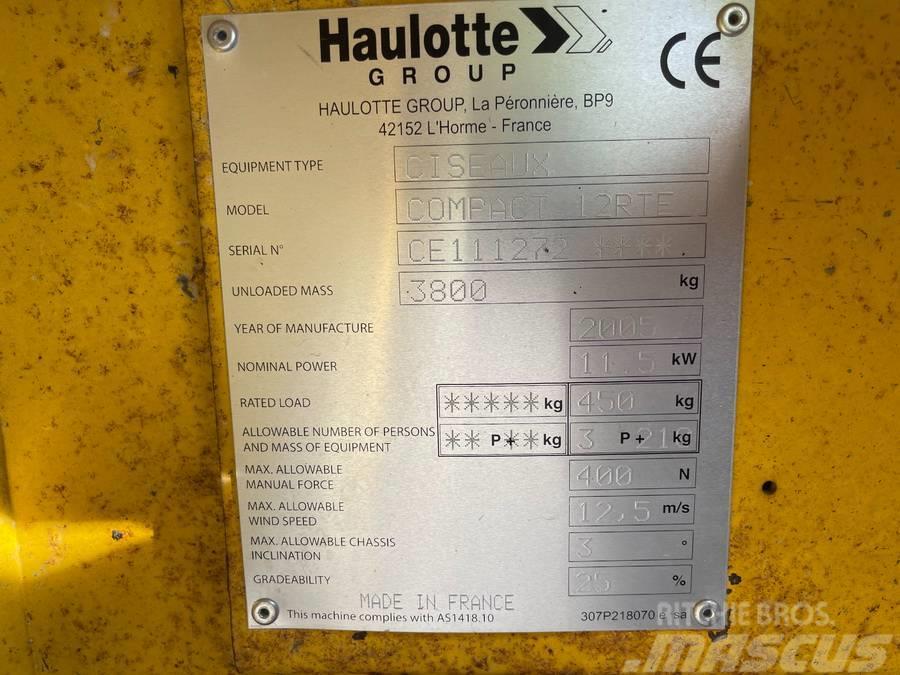 Haulotte Compact 12 RTE Makasli platformlar