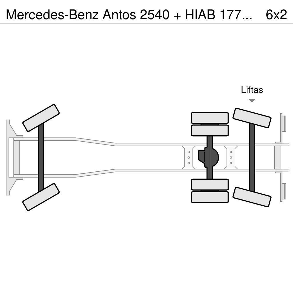 Mercedes-Benz Antos 2540 + HIAB 177K Pro/Hipro Yol-Arazi Tipi Vinçler (AT)
