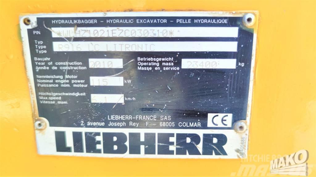 Liebherr R 916 LC Paletli ekskavatörler