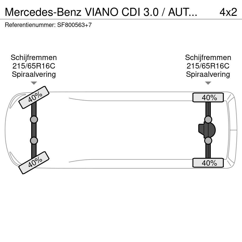 Mercedes-Benz Viano CDI 3.0 / AUTOMAAT / AIRCO / LICHTE VRACHT Kapali kasa kamyonetler