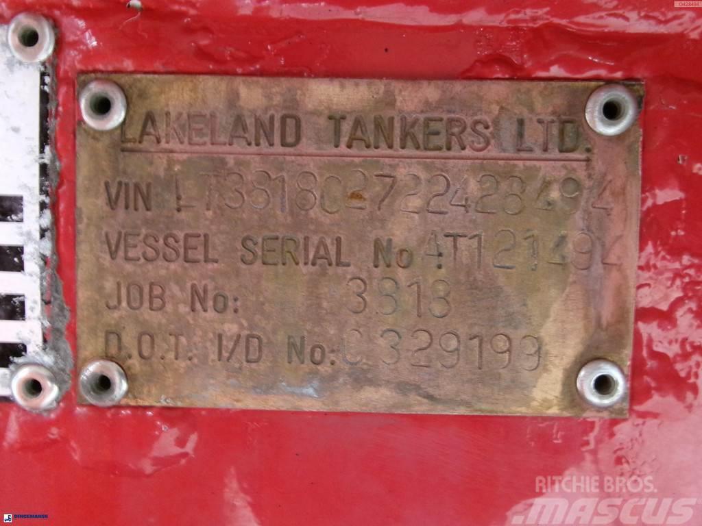  Lakeland Fuel tank alu 42.8 m3 / 6 comp + pump Tanker yari çekiciler