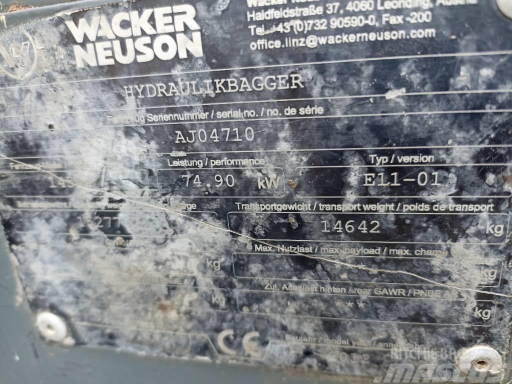 Wacker Neuson 14504 Paletli ekskavatörler