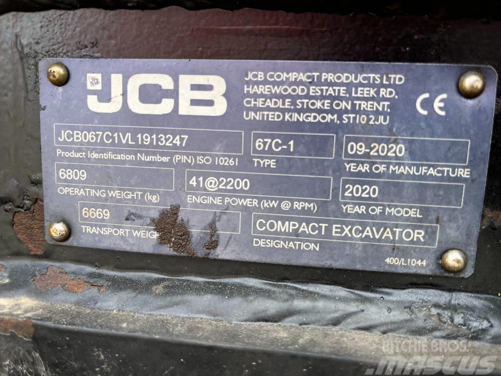 JCB 67 C Mini ekskavatörler, 7 tona dek