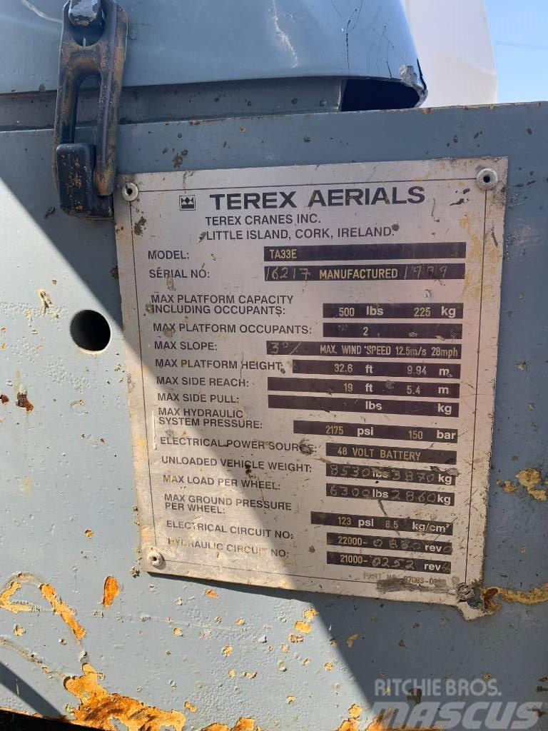 Terex TA33 Körüklü personel platformları