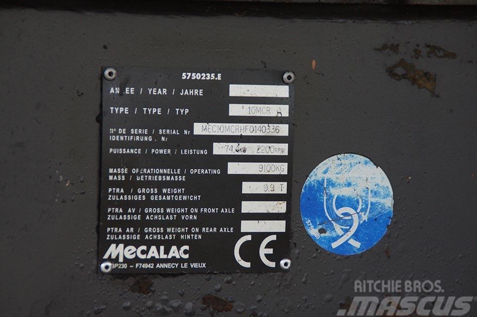 Mecalac Rupsgraafmachine 10MCR Paletli ekskavatörler