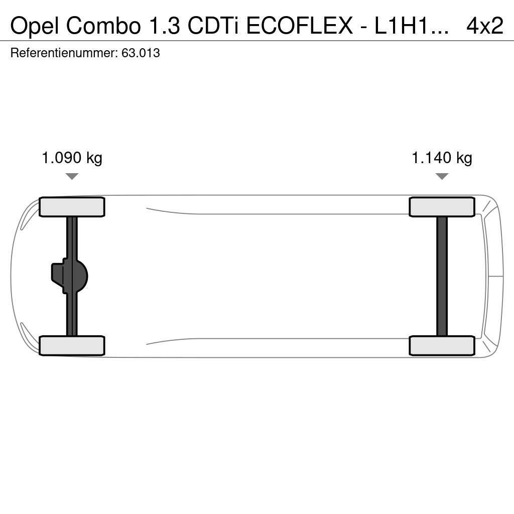 Opel Combo 1.3 CDTi ECOFLEX - L1H1 - AC - Cruise - Hook Kapali kasa kamyonetler