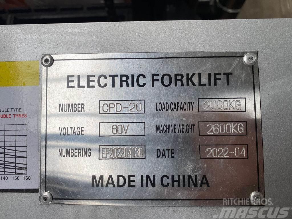 EasyLift CPD 20 Forklift - 2.000 kg loading cap. Diger