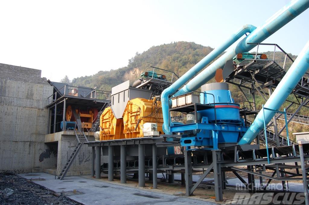 Kinglink 300TPH limestone crushing and sand production line Agrega tesisleri