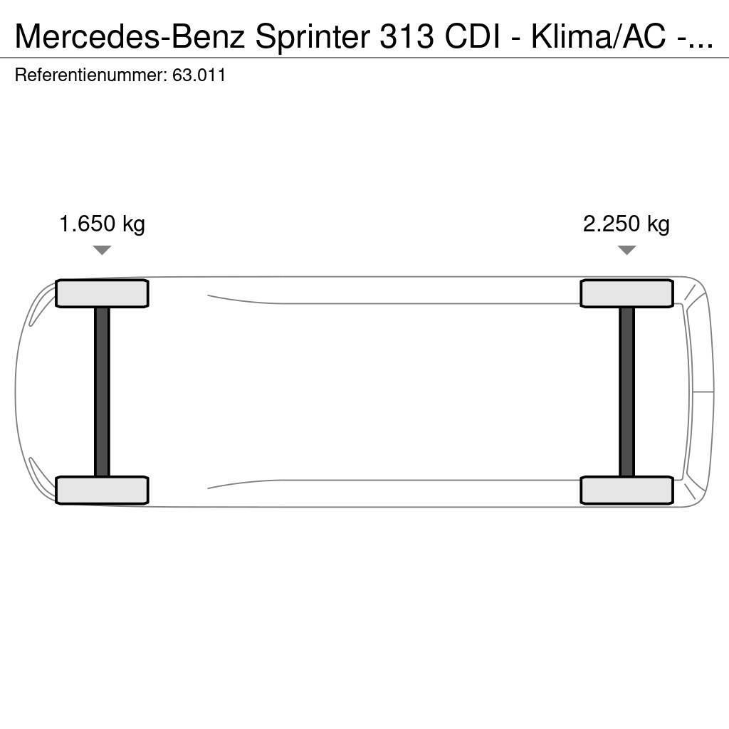 Mercedes-Benz Sprinter 313 CDI - Klima/AC - Joly B9 crane - 5 se Pikaplar
