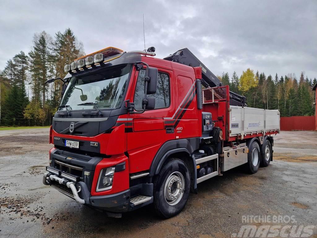Volvo FMX 410 6x2*4 HIAB 192 E5 / BOX L=5000 mm Damperli kamyonlar