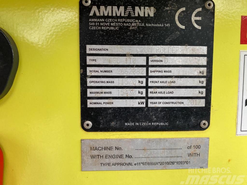 Ammann ISC 110 Tek tamburlu silindirler