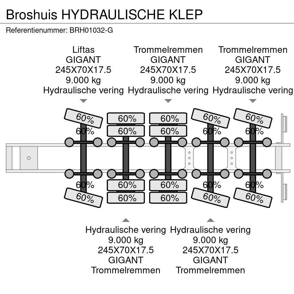 Broshuis HYDRAULISCHE KLEP Low loader yari çekiciler