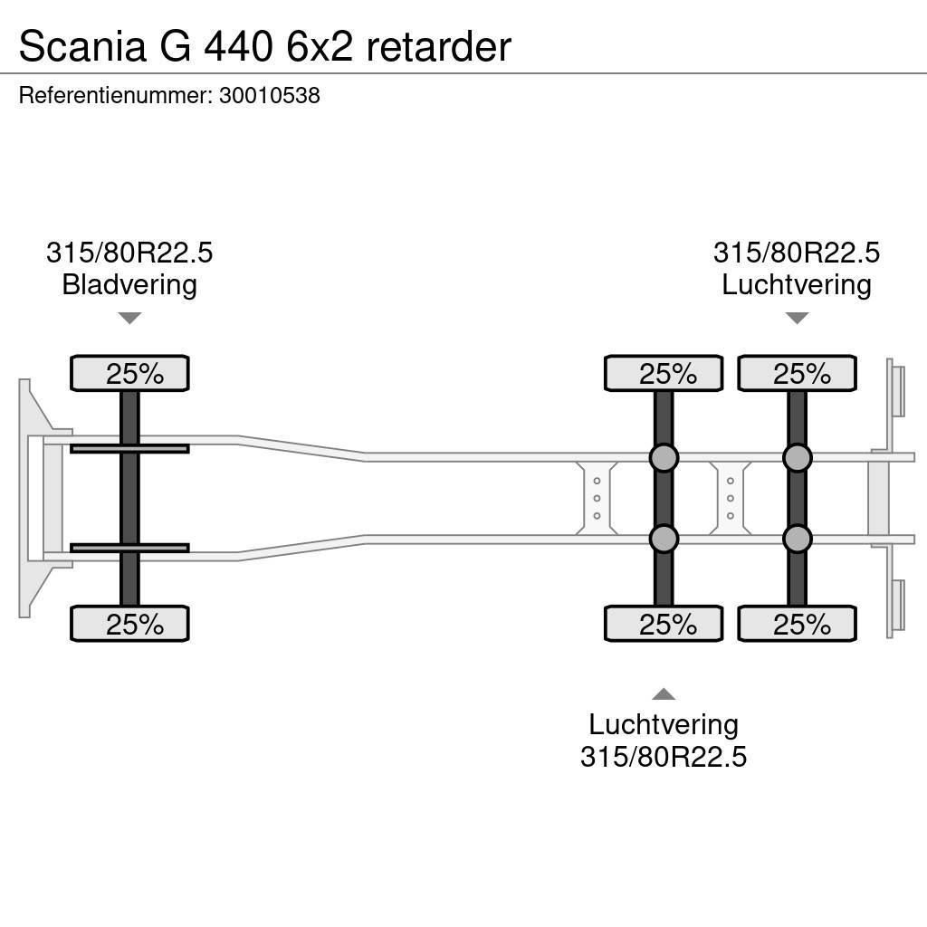 Scania G 440 6x2 retarder Çekiciler
