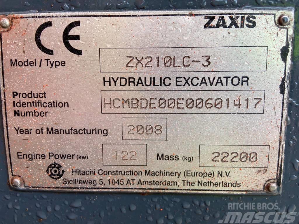 Hitachi ZX 210 LC-3 Paletli ekskavatörler