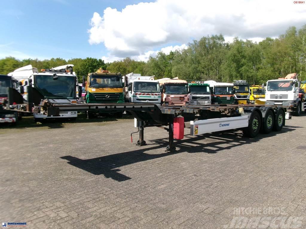 Krone 3-axle container trailer 20-30-40-45 ft DA08LNA Konteyner yari çekiciler