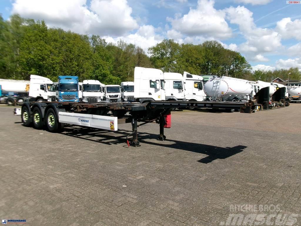 Krone 3-axle container trailer 20-30-40-45 ft DA08LNA Konteyner yari çekiciler