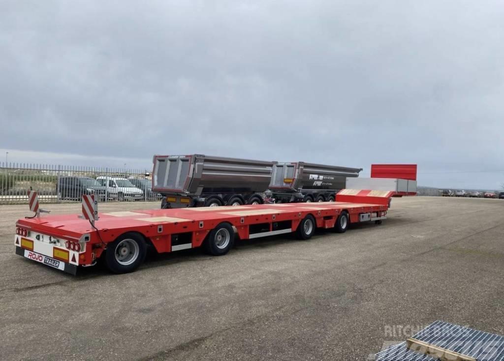 Rojo Trailer 4-axlad låglastande trailer Rak 18,5m Low loader yari çekiciler
