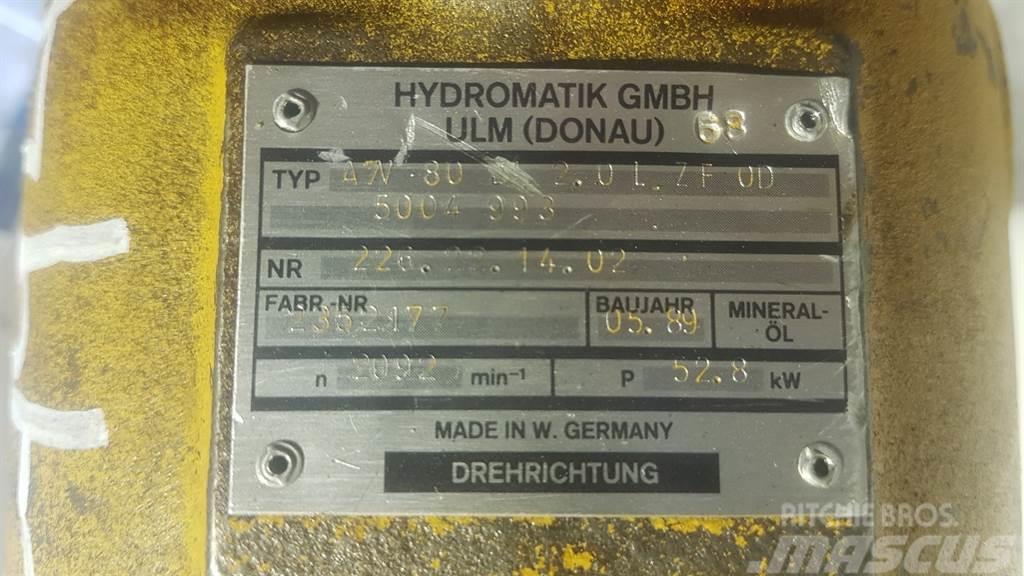 Hydromatik A7V80LV20LZF0D - Load sensing pump Hidrolik