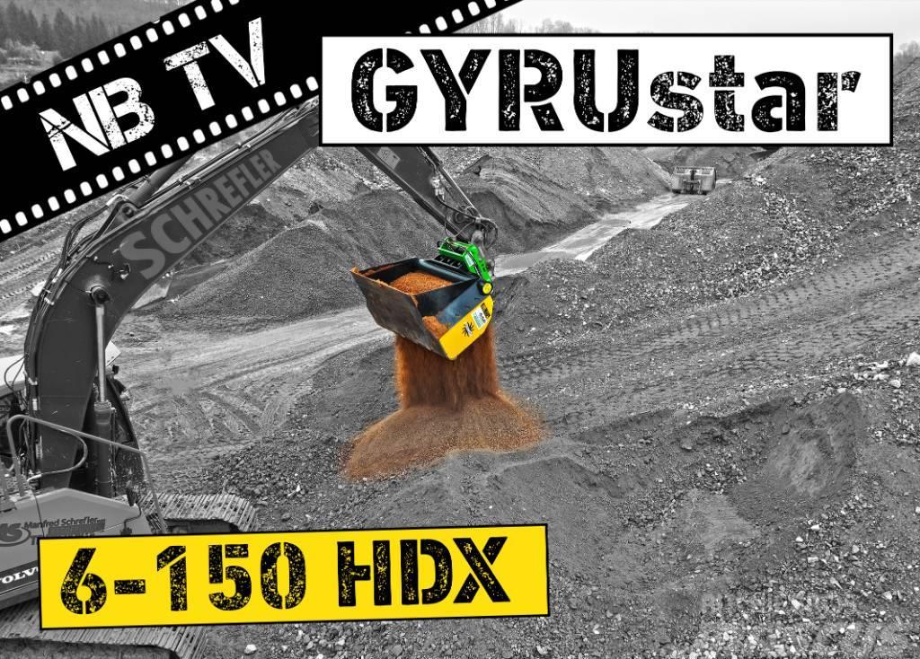 Gyru-Star 6-150HDX (opt Oilquick OQ70/50, Lehnhoff) Screening buckets