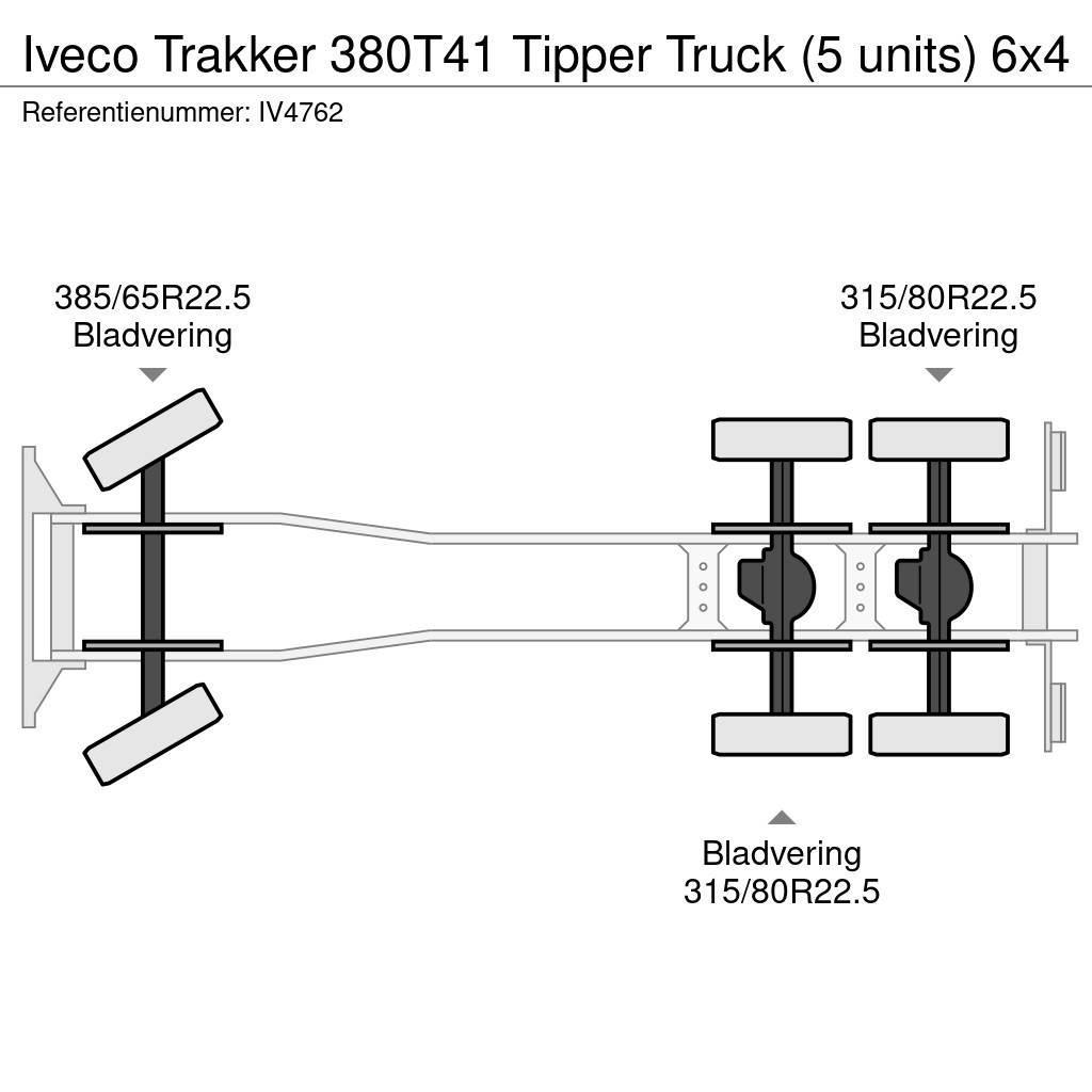 Iveco Trakker 380T41 Tipper Truck (5 units) Damperli kamyonlar