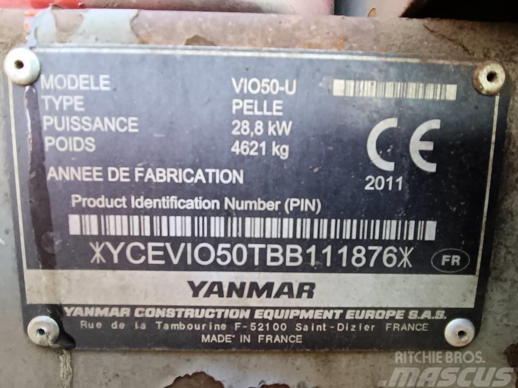 Yanmar Vio 50 Mini ekskavatörler, 7 tona dek