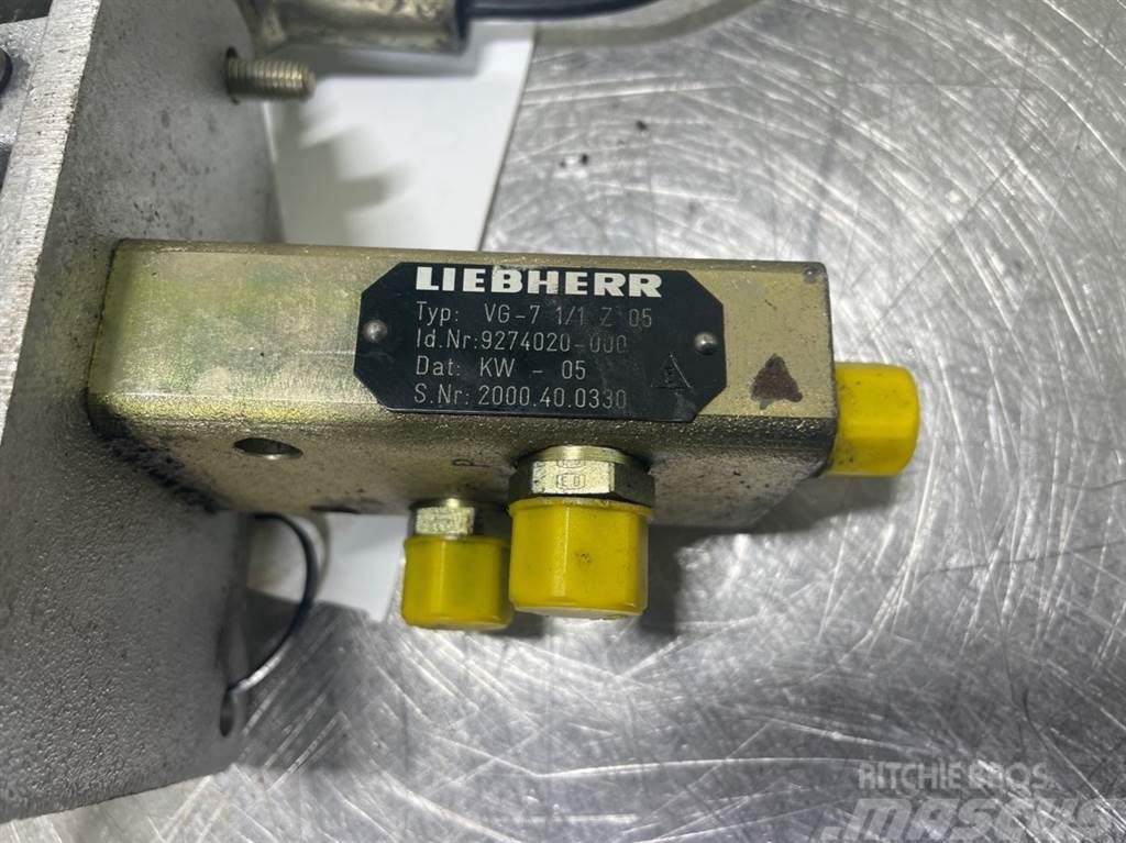 Liebherr A316-9274020/9198863-Servo valve/Pedal Hidrolik