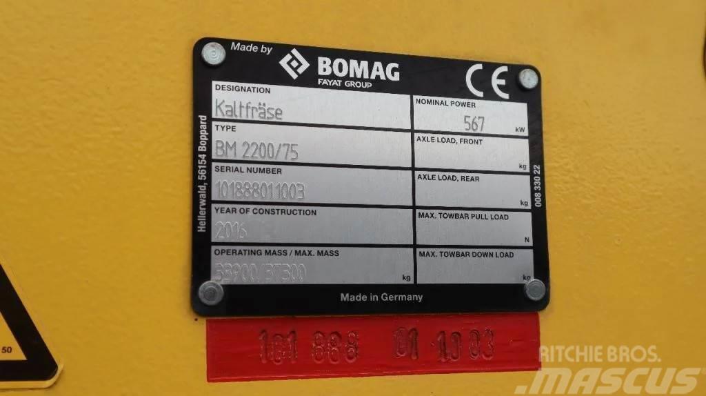 Bomag BM 2200/75 | COLD PLANER | NEW CONDITION! Asfalt kaziyicilar