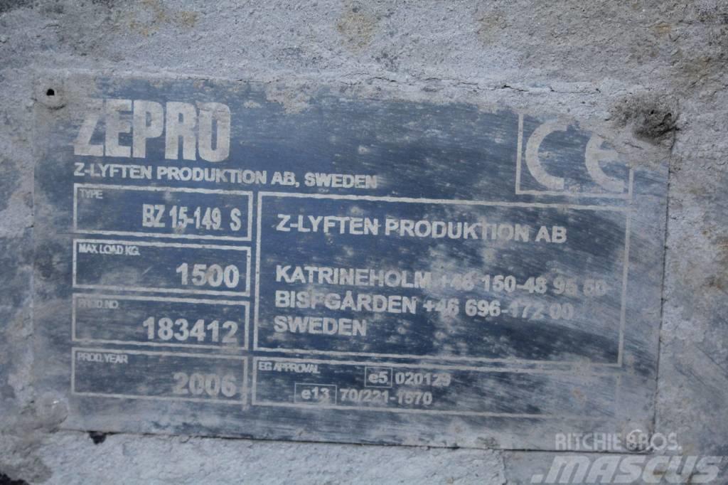  Zepro bakgavellyft Hidrolik