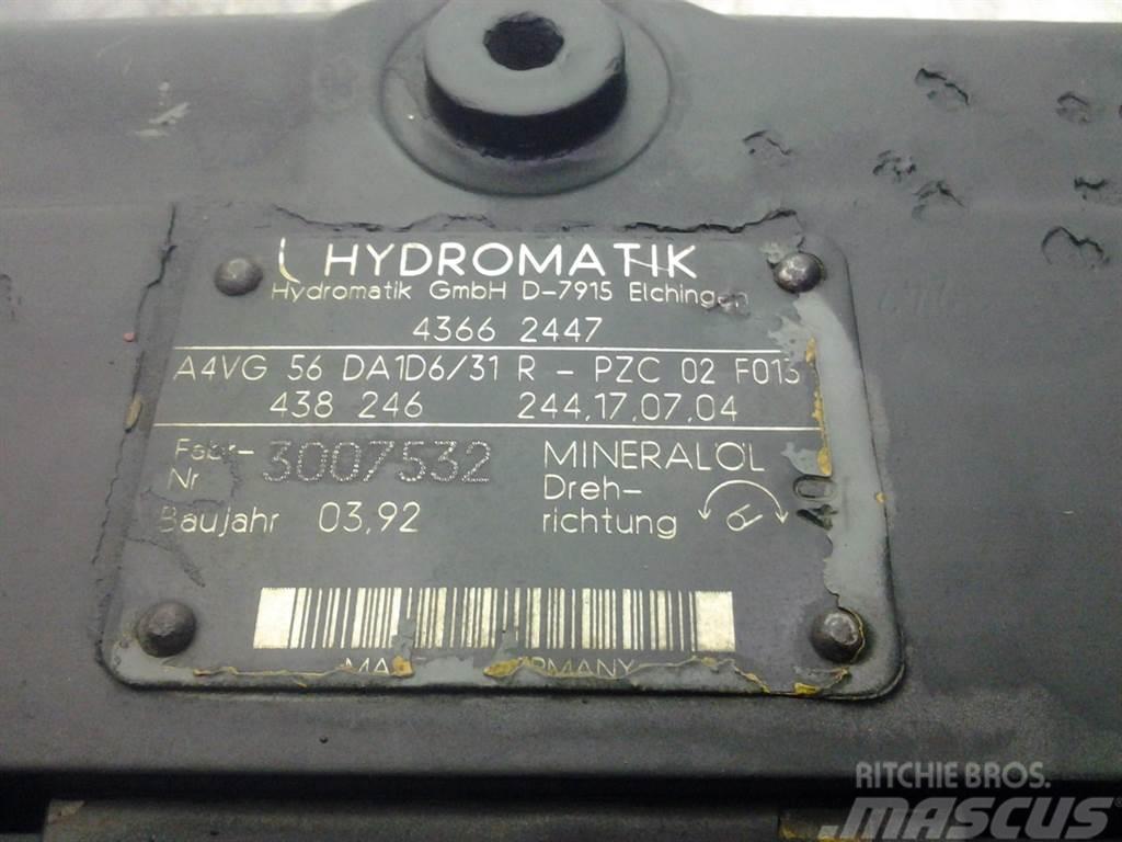 Hydromatik A4VG56DA1D6/31R - Zettelmeyer ZL502 - Drive pump Hidrolik