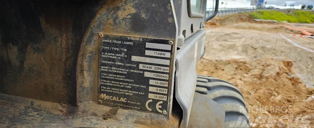 Mecalac 714 MWe Lastik tekerli ekskavatörler