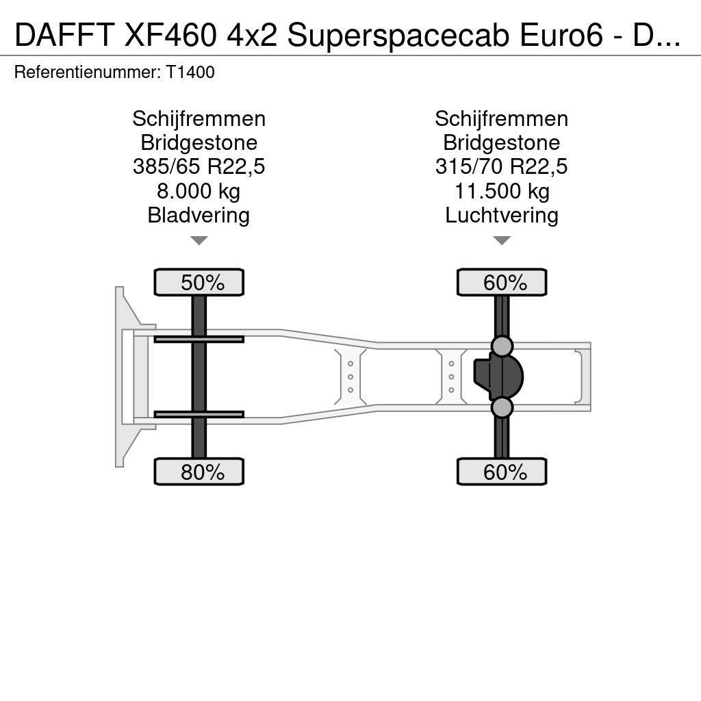 DAF FT XF460 4x2 Superspacecab Euro6 - Double Tanks - Çekiciler