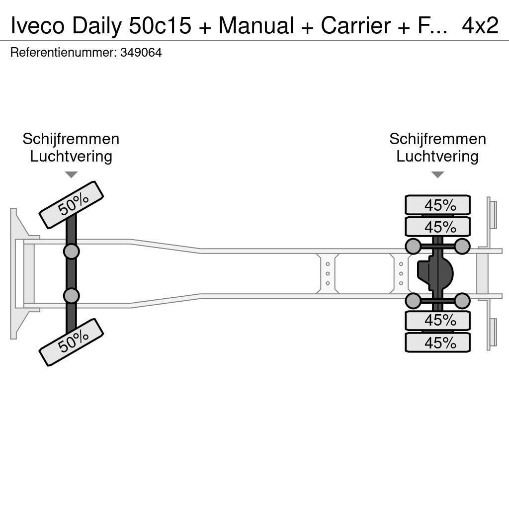 Iveco Daily 50c15 + Manual + Carrier + Flower transport Frigofrik kamyonlar