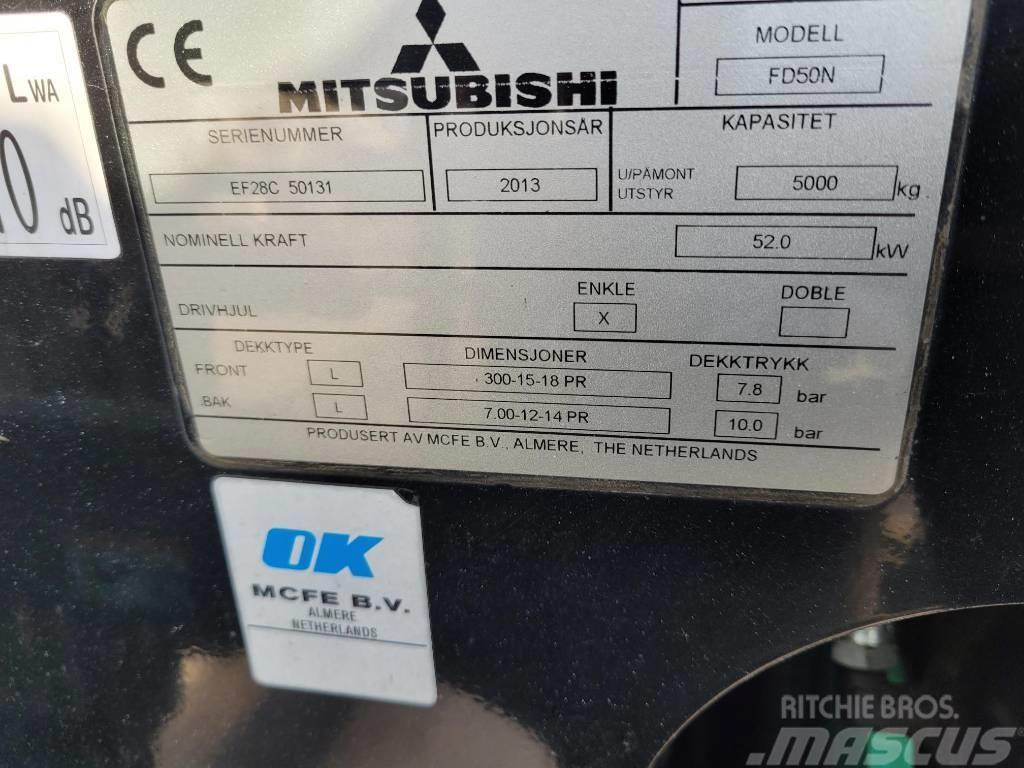 Mitsubishi FD50N Dizel forkliftler