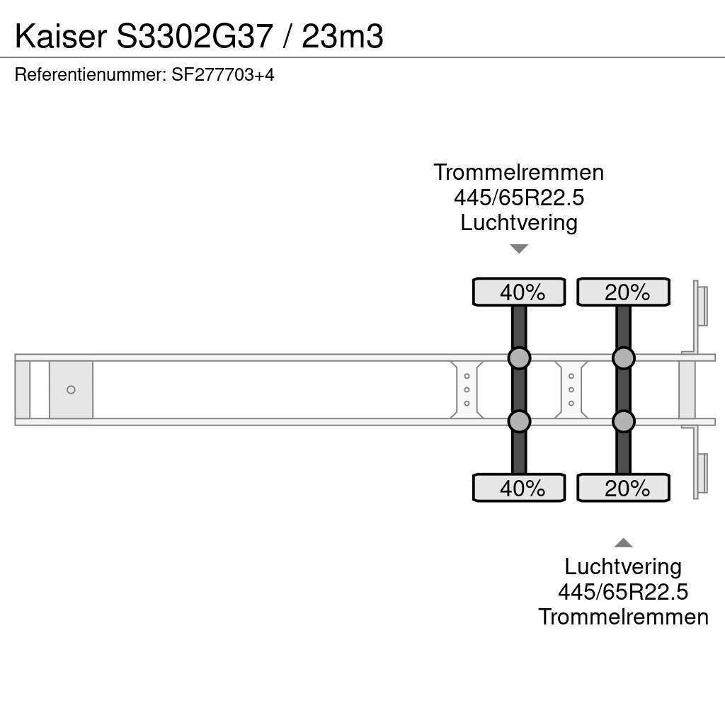 Kaiser S3302G37 / 23m3 Damperli çekiciler