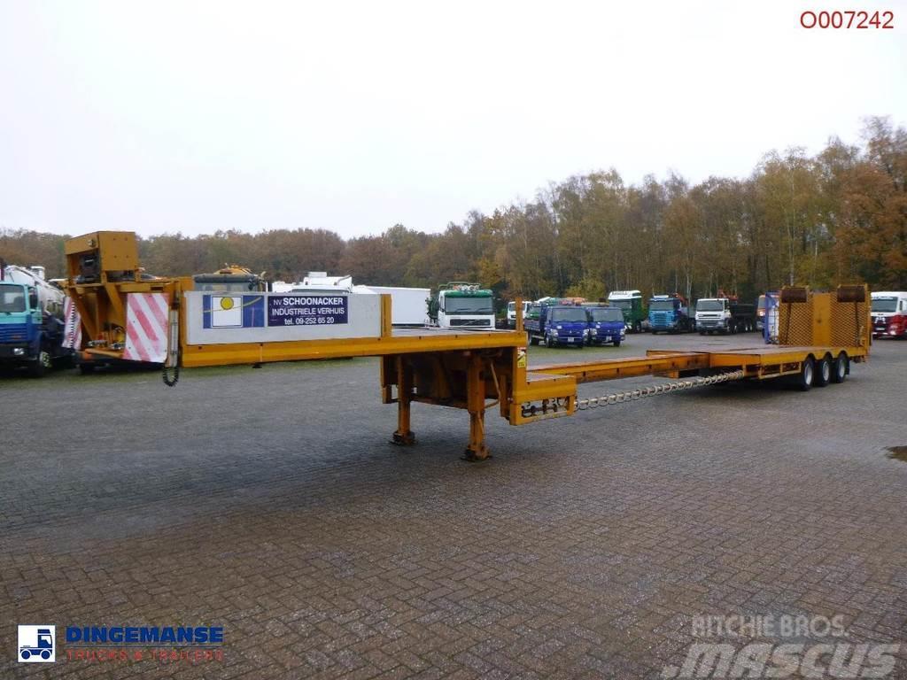 Broshuis 3-axle semi-lowbed trailer E-2190-24 / 47.5 T ext. Low loader yari çekiciler