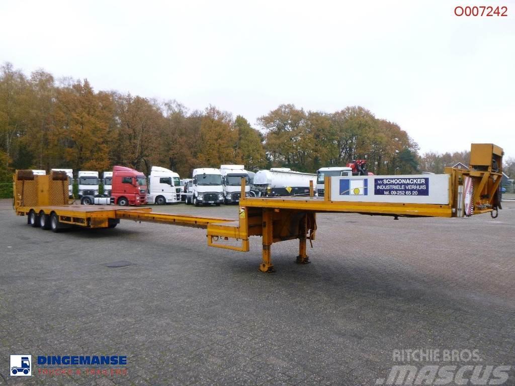 Broshuis 3-axle semi-lowbed trailer E-2190-24 / 47.5 T ext. Low loader yari çekiciler