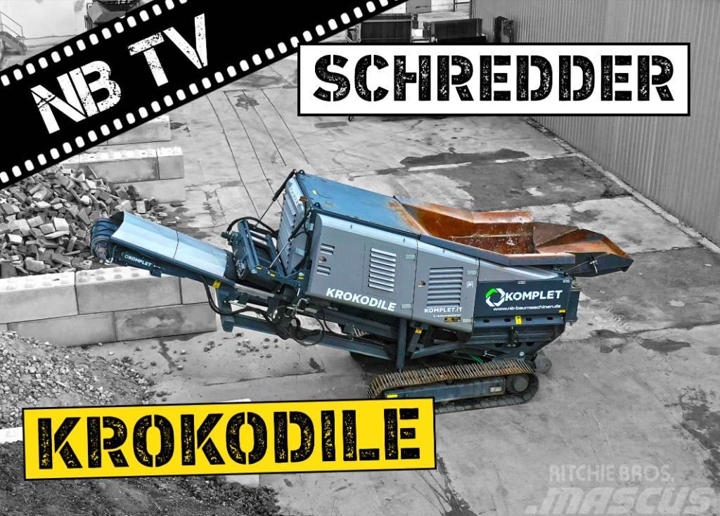 Komplet Mobiler Schredder Krokodile - bis zu 200 t/h Atik ögütücüler