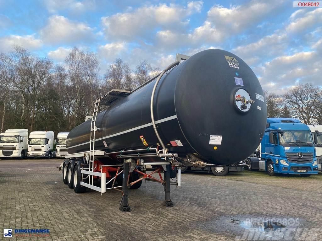Magyar Bitumen tank inox 31 m3 / 1 comp + mixer / ADR 26/ Tanker yari çekiciler