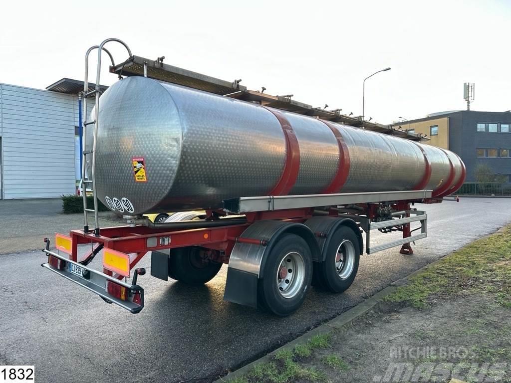 BSL Food 28000 Liter, 6 Compartments, Stainless steel Tanker yari çekiciler