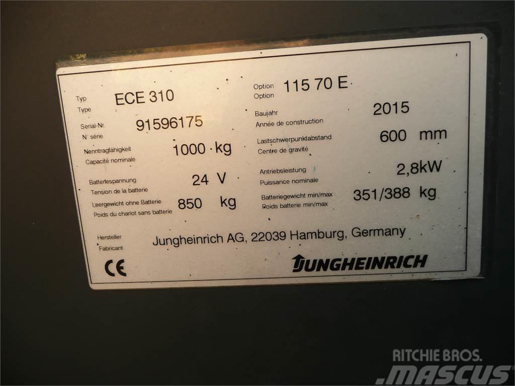 Jungheinrich ECE 310 70 E 1150x560mm Düsük seviye siparis toplayici