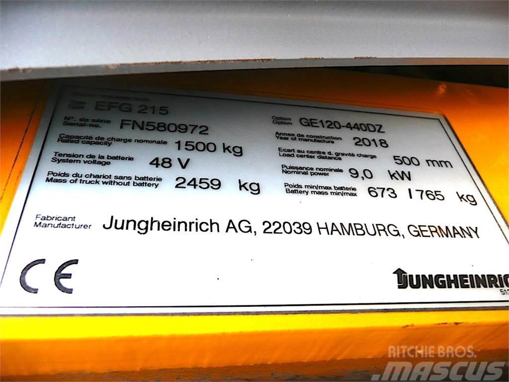 Jungheinrich EFG 215 440 DZ Elektrikli forkliftler